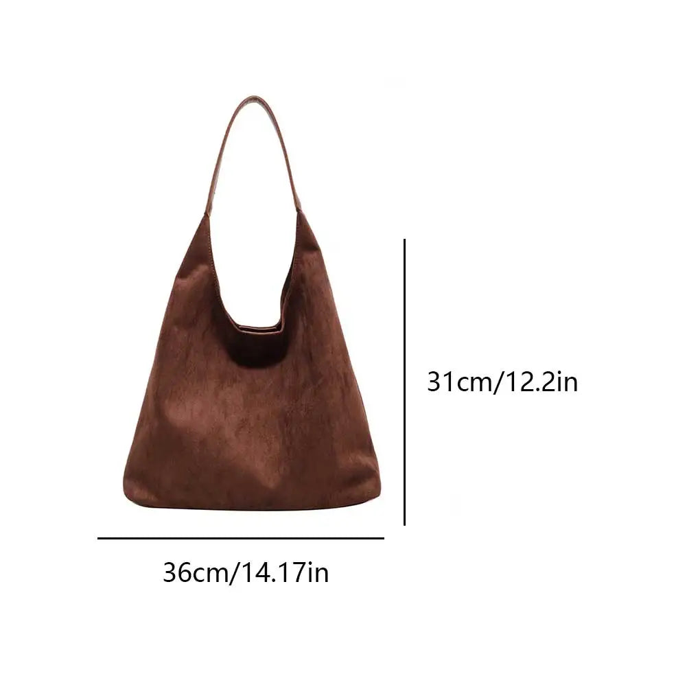 MILLE - Bolso tote de ante