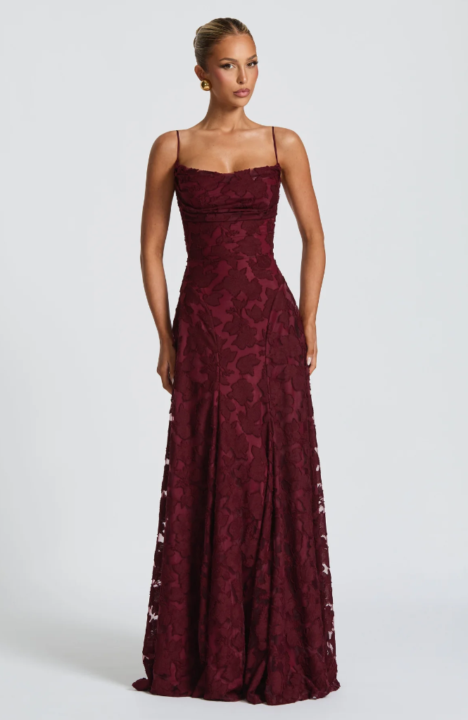 SOFIA - Vestido maxi de encaje