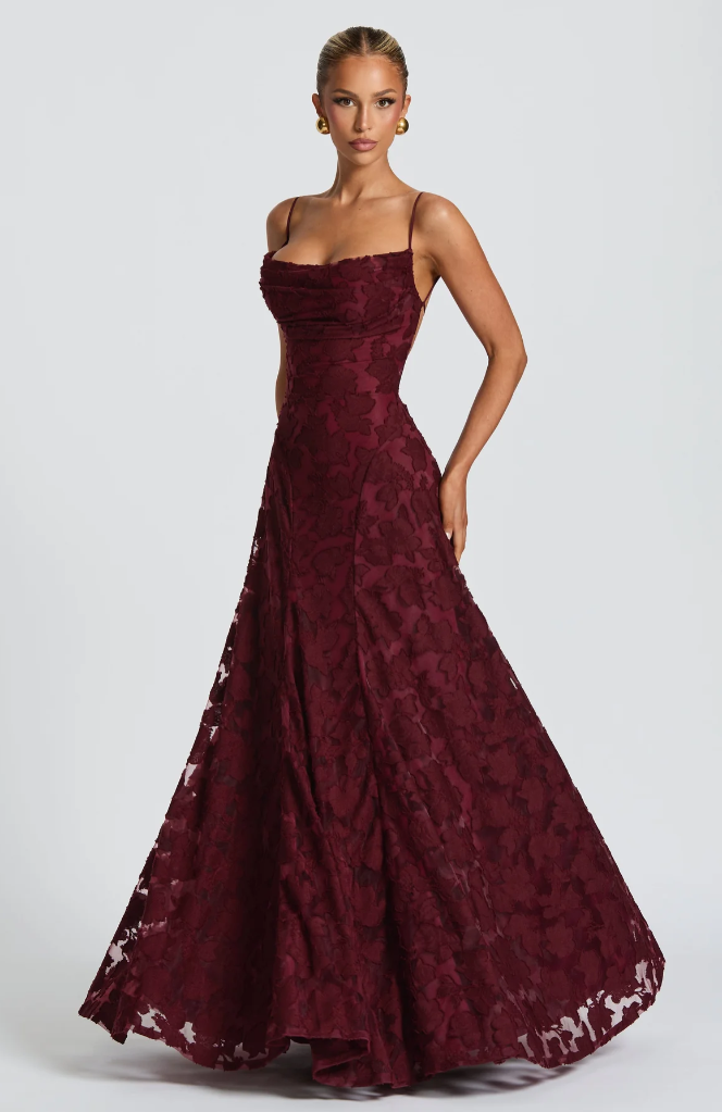 SOFIA - Vestido maxi de encaje