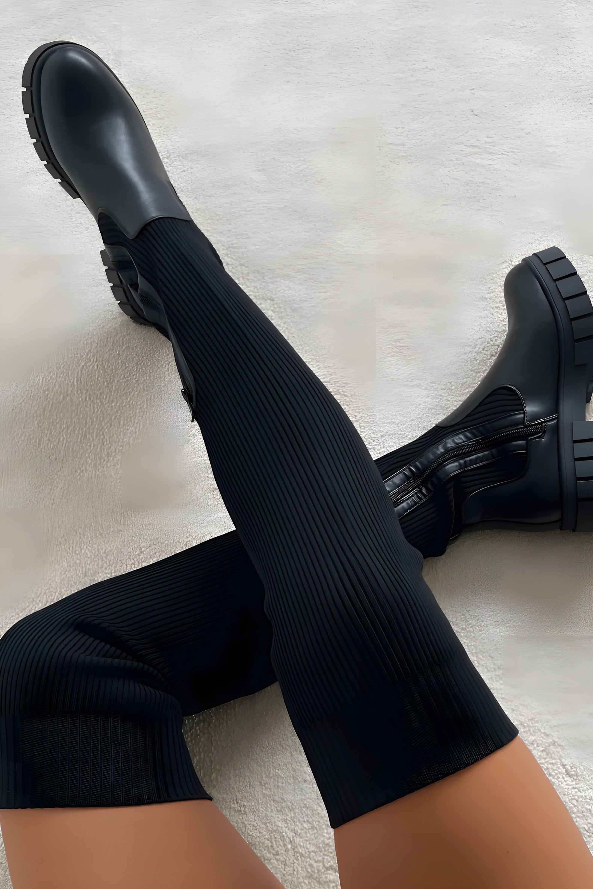 MADDIE - Botas elásticas overknee
