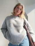 SOPHIA - Jersey mohair de cuello redondo
