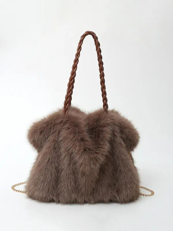JULE - Bolso de hombro de felpa
