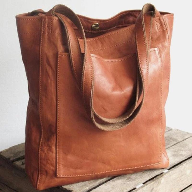 THESSALY - Bolso tote clásico de piel