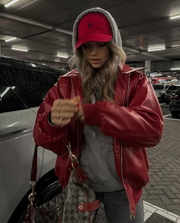 MAREN - Chaqueta de cuero