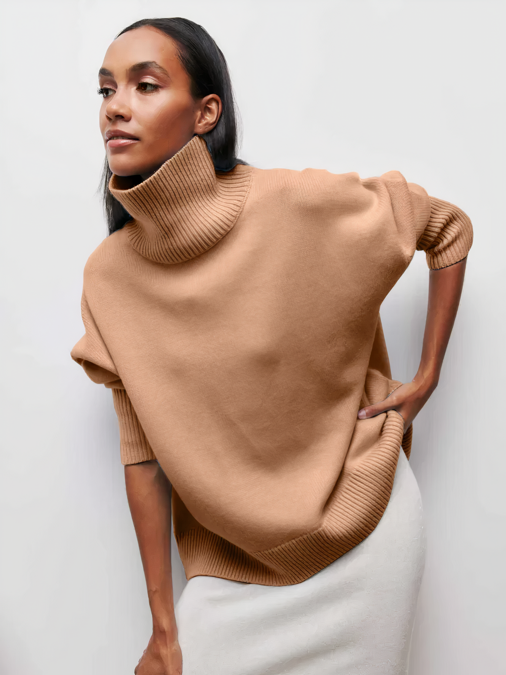 GIANA - Jersey de cuello alto acogedor