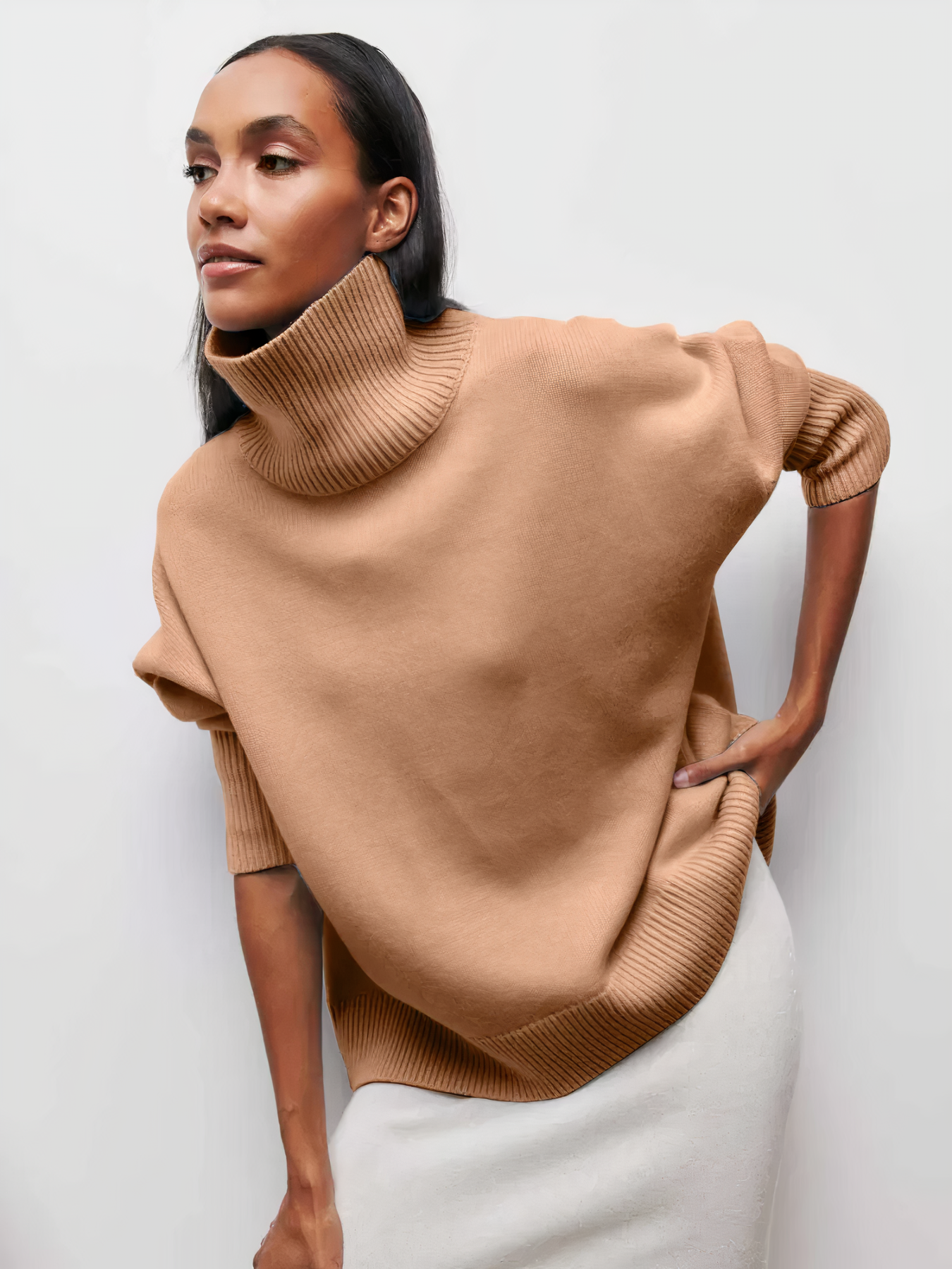 GIANA - Jersey de cuello alto acogedor