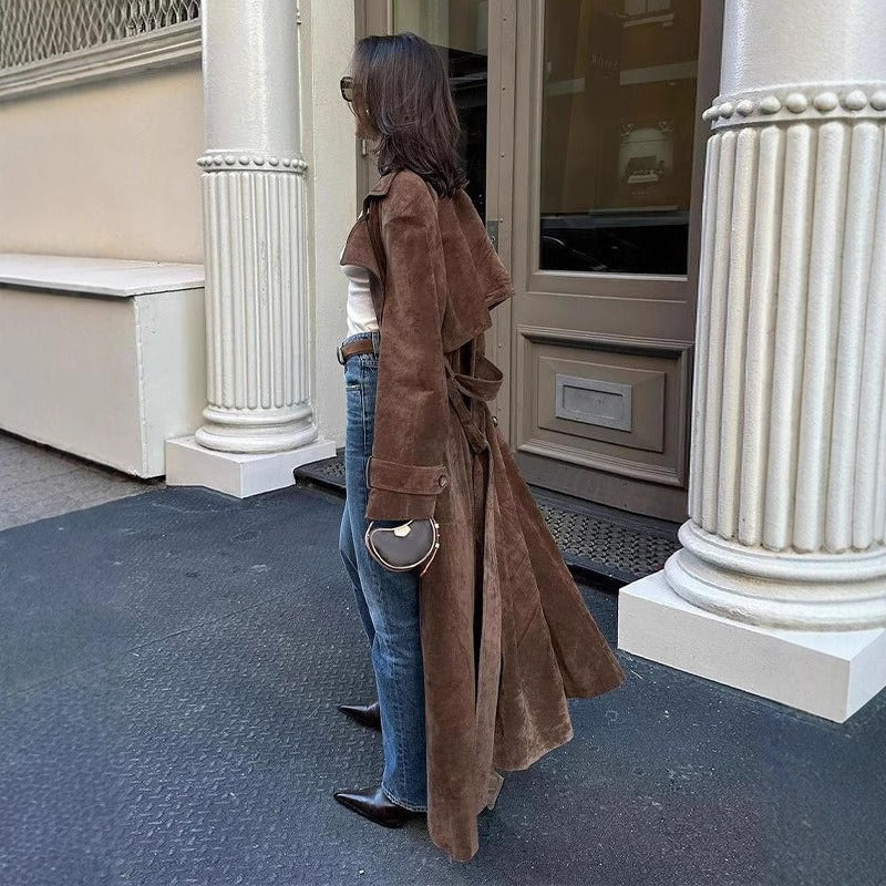 CLAIRE - Chaqueta vintage de ante
