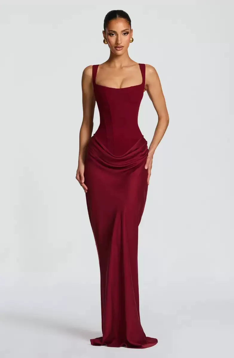 ELEONORA - Vestido largo minimalista y atemporal