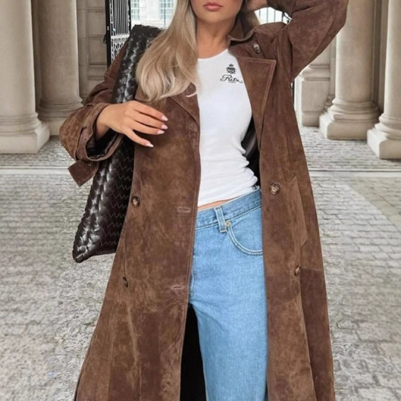 CLAIRE - Chaqueta vintage de ante