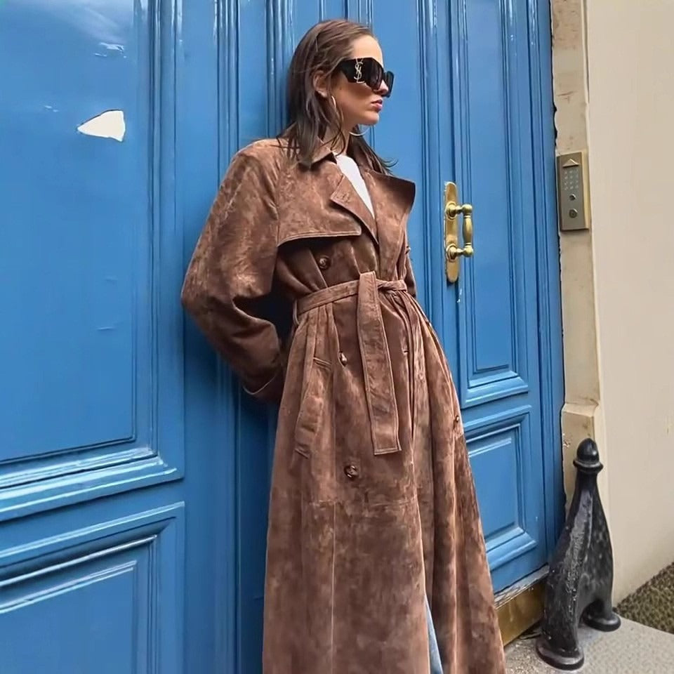 CLAIRE - Chaqueta vintage de ante