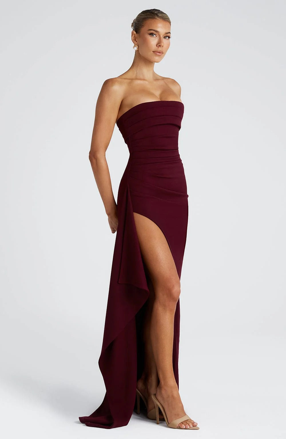 RUTH - Vestido largo tipo bandeau que realza la figura