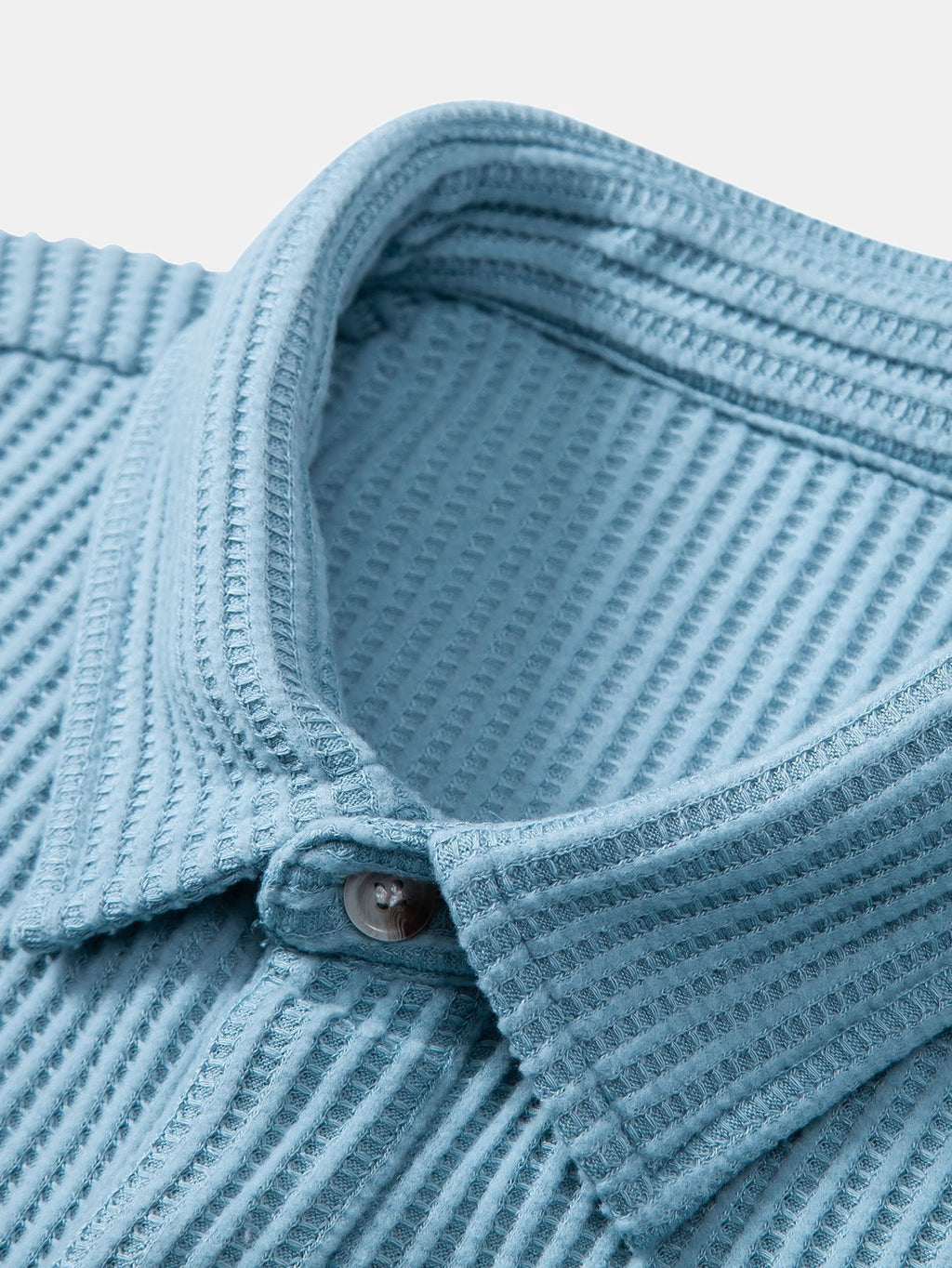 Camisa waffle con botones