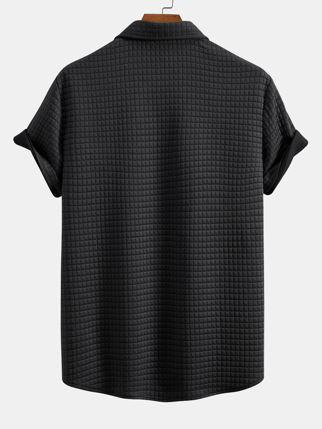 Camiseta waffle de manga corta + joggers waffle con cordón