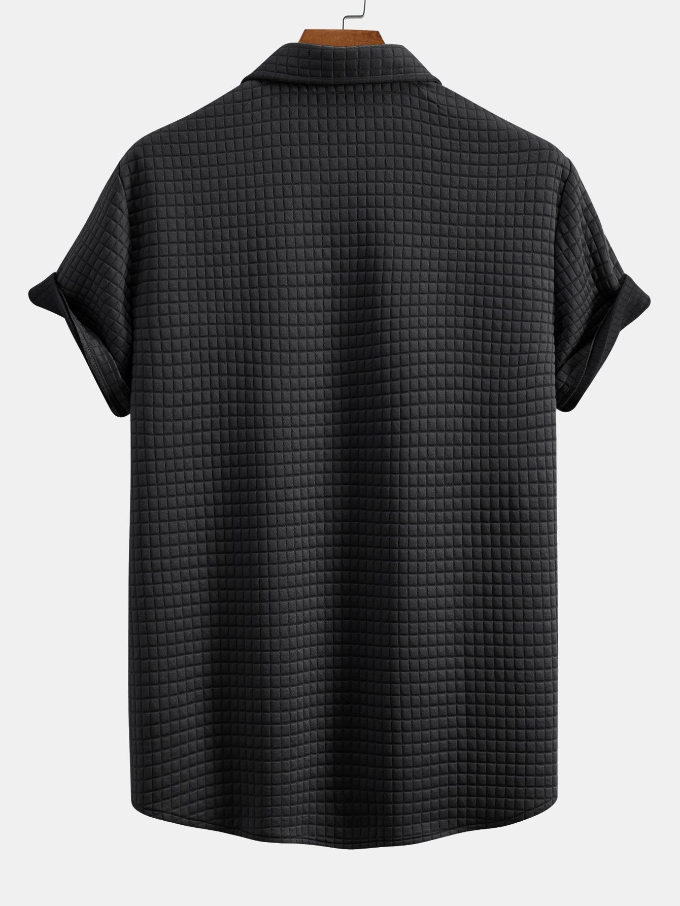 Camiseta waffle de manga corta + joggers waffle con cordón