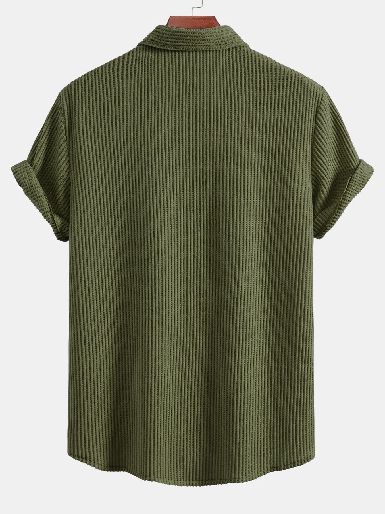 Camisa waffle con botones