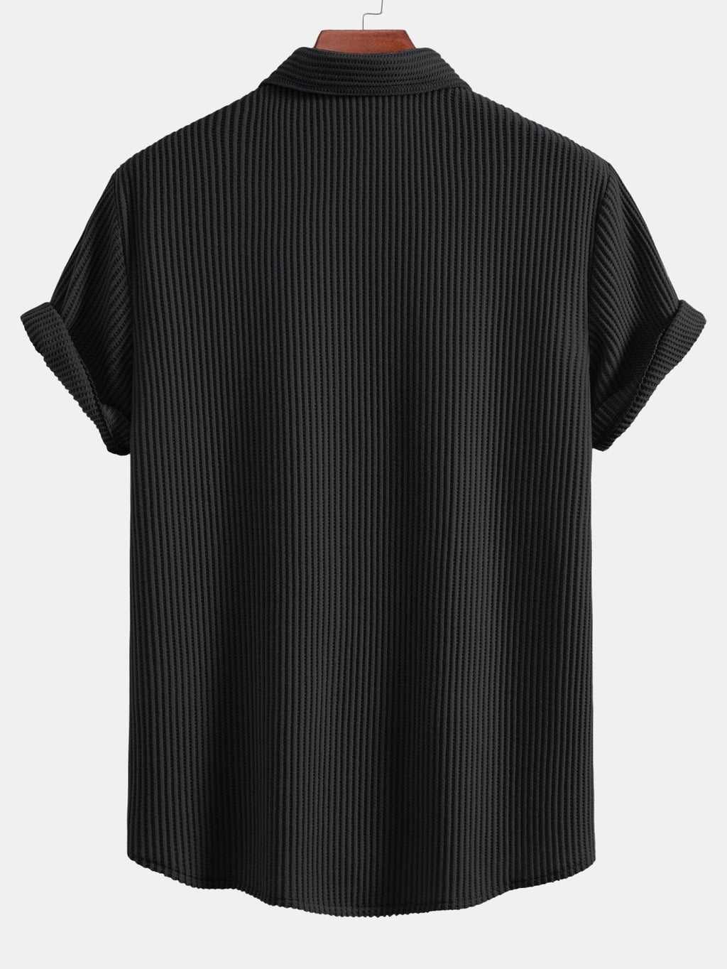 Camisa waffle con botones