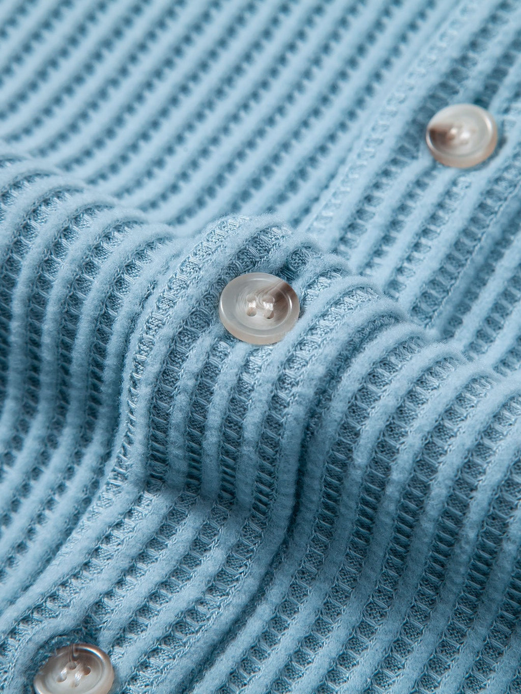Camisa waffle con botones
