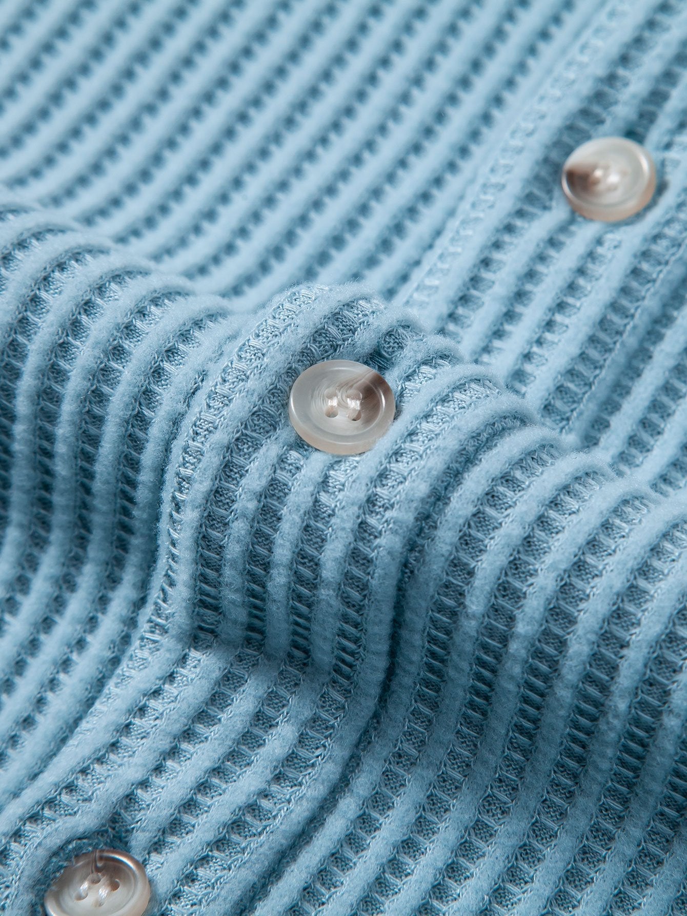 Camisa waffle con botones