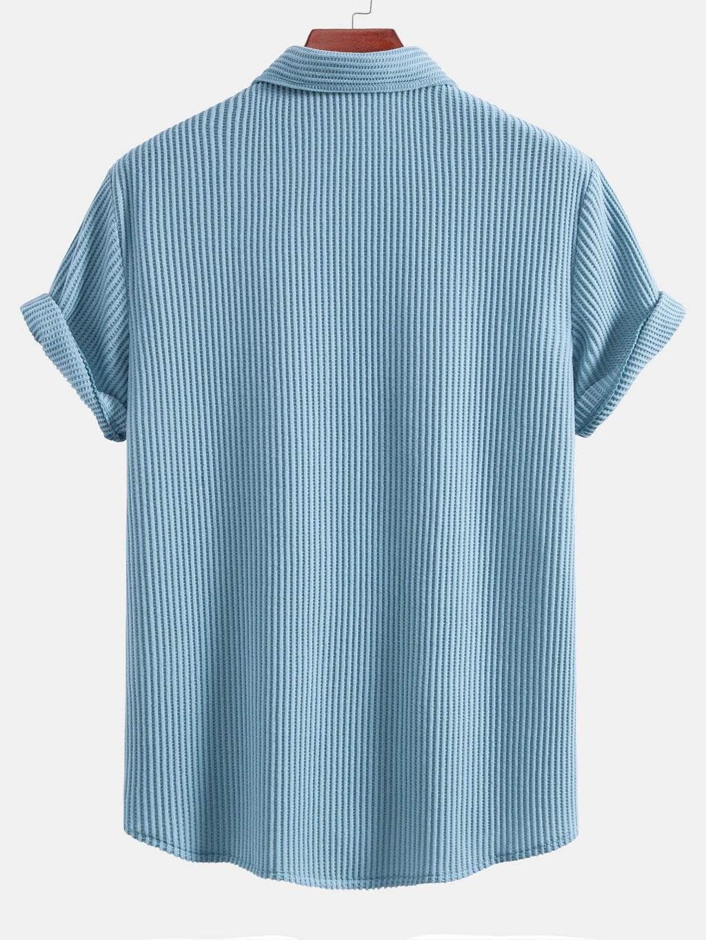 Camisa waffle con botones