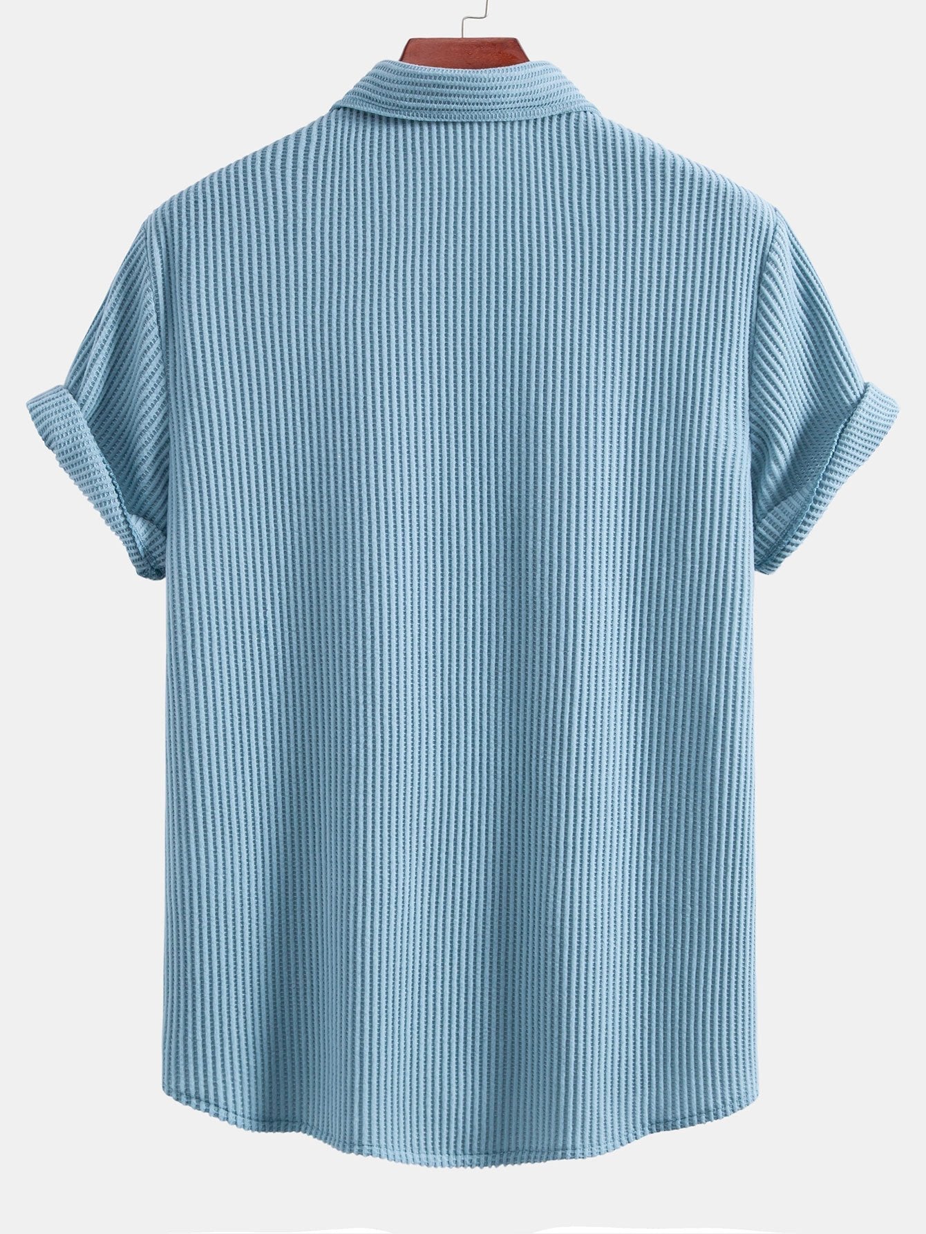 Camisa waffle con botones