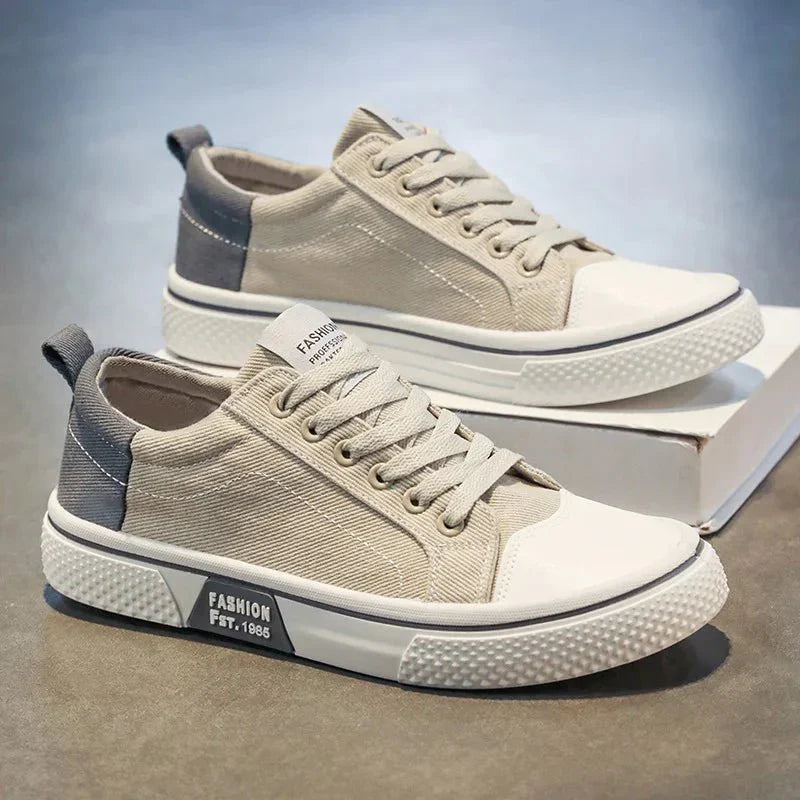 Kian - Sneakers retro de lona