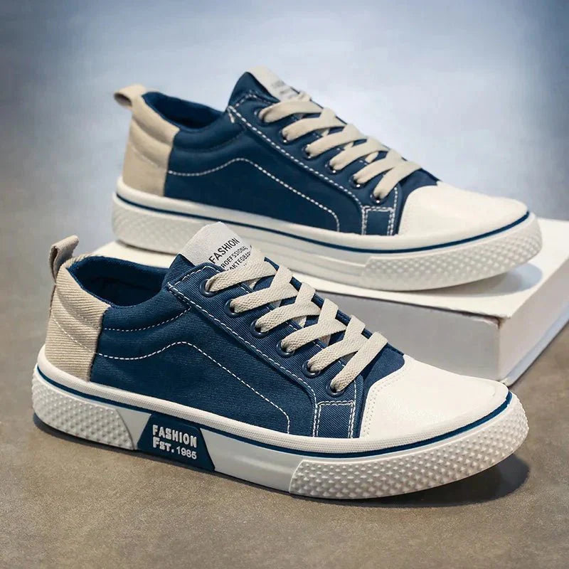 Kian - Sneakers retro de lona