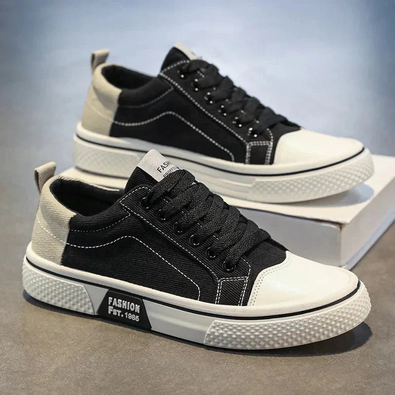 Kian - Sneakers retro de lona