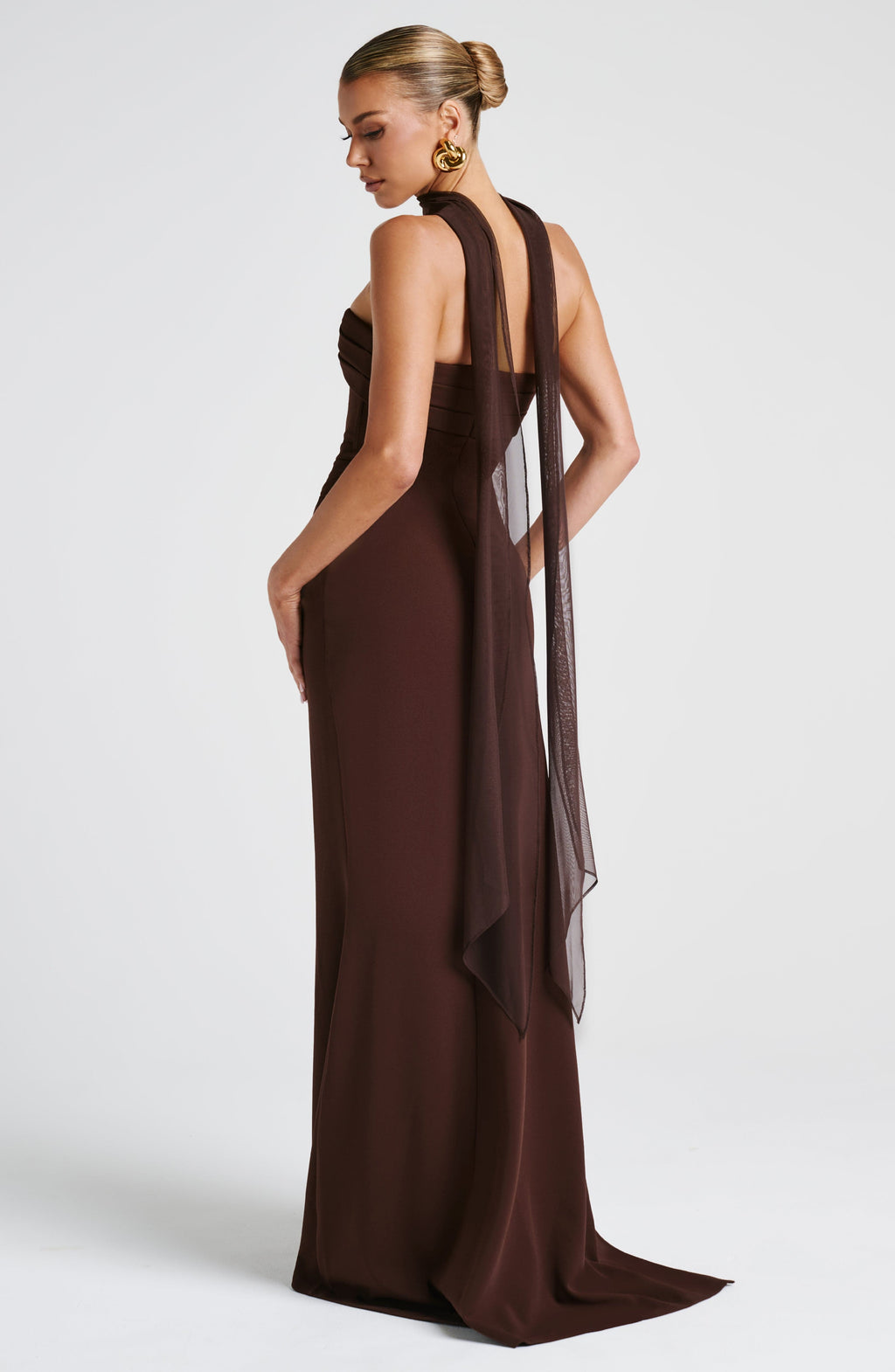 RUTH - Vestido largo tipo bandeau que realza la figura
